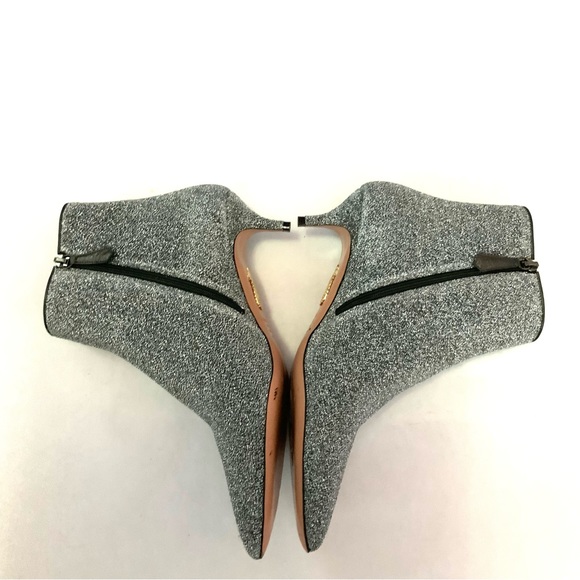 Aquazurra Silver Lurex Booties - Picture 7 of 12